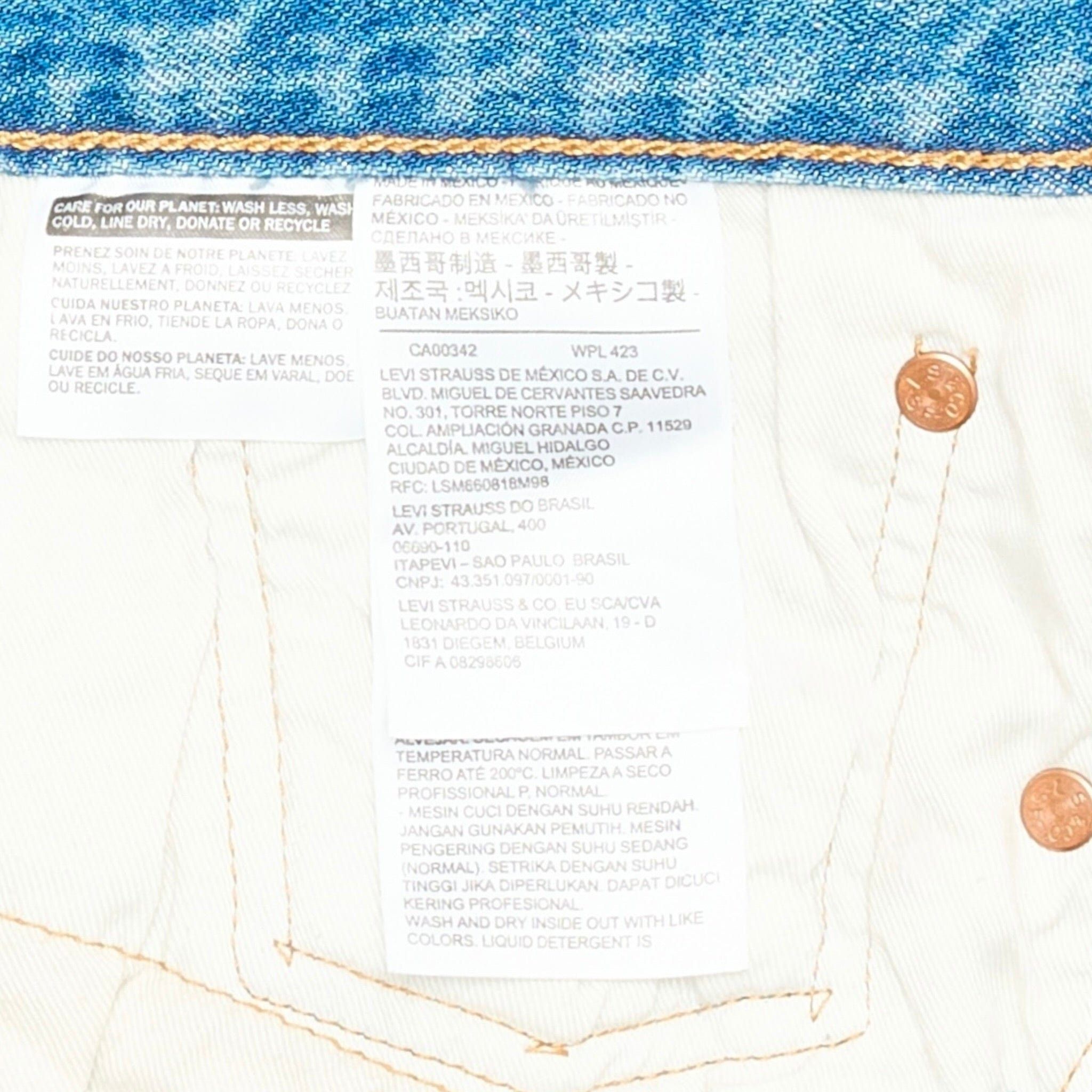 DENIM TEARS Irak Tears 501 Jean Vintage Blue Light Wash Size US 32 / EU 48 - 6 Thumbnail