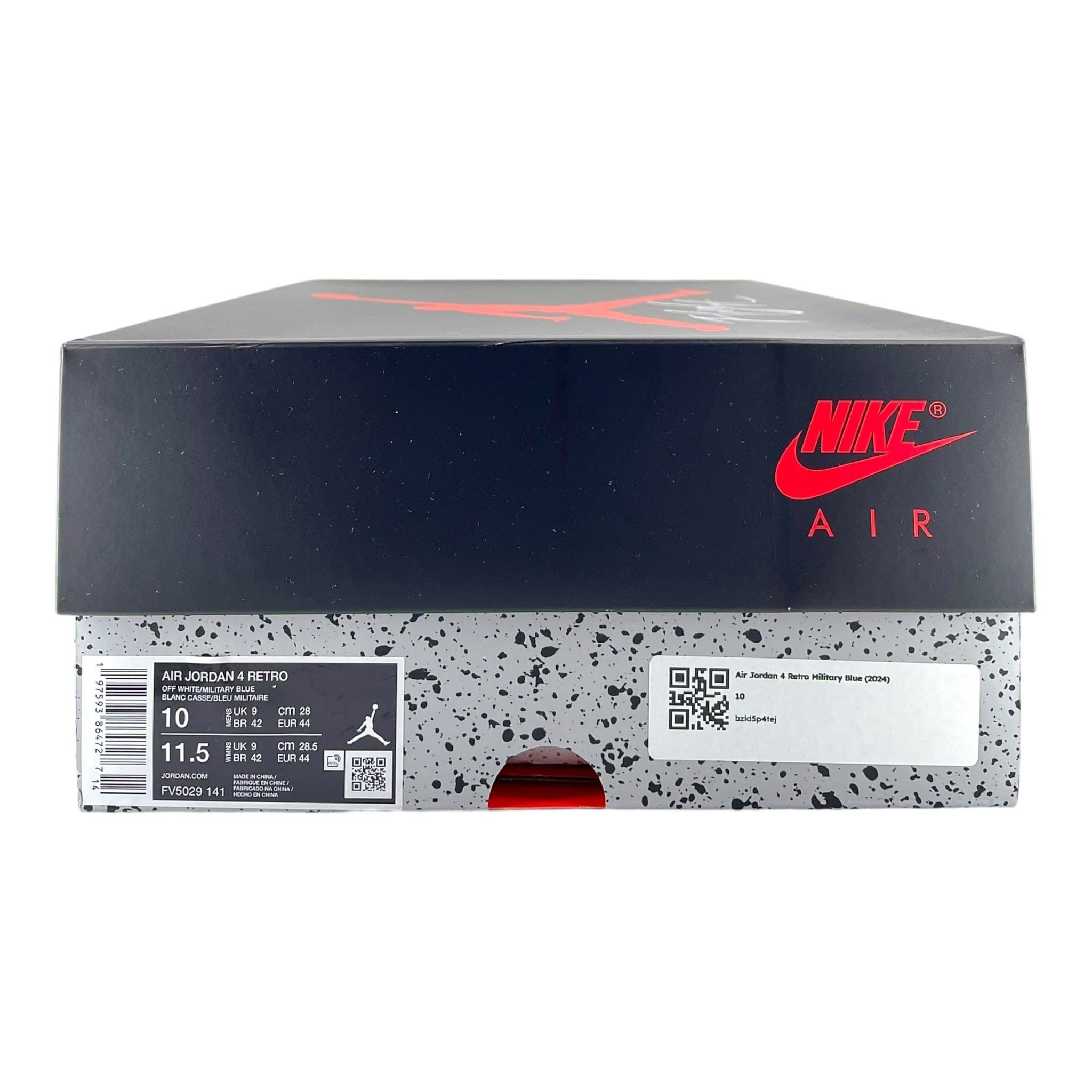 Nike 4 Retro Military Blue (2024) Size US 9.5 / EU 42-43 - 9 Thumbnail