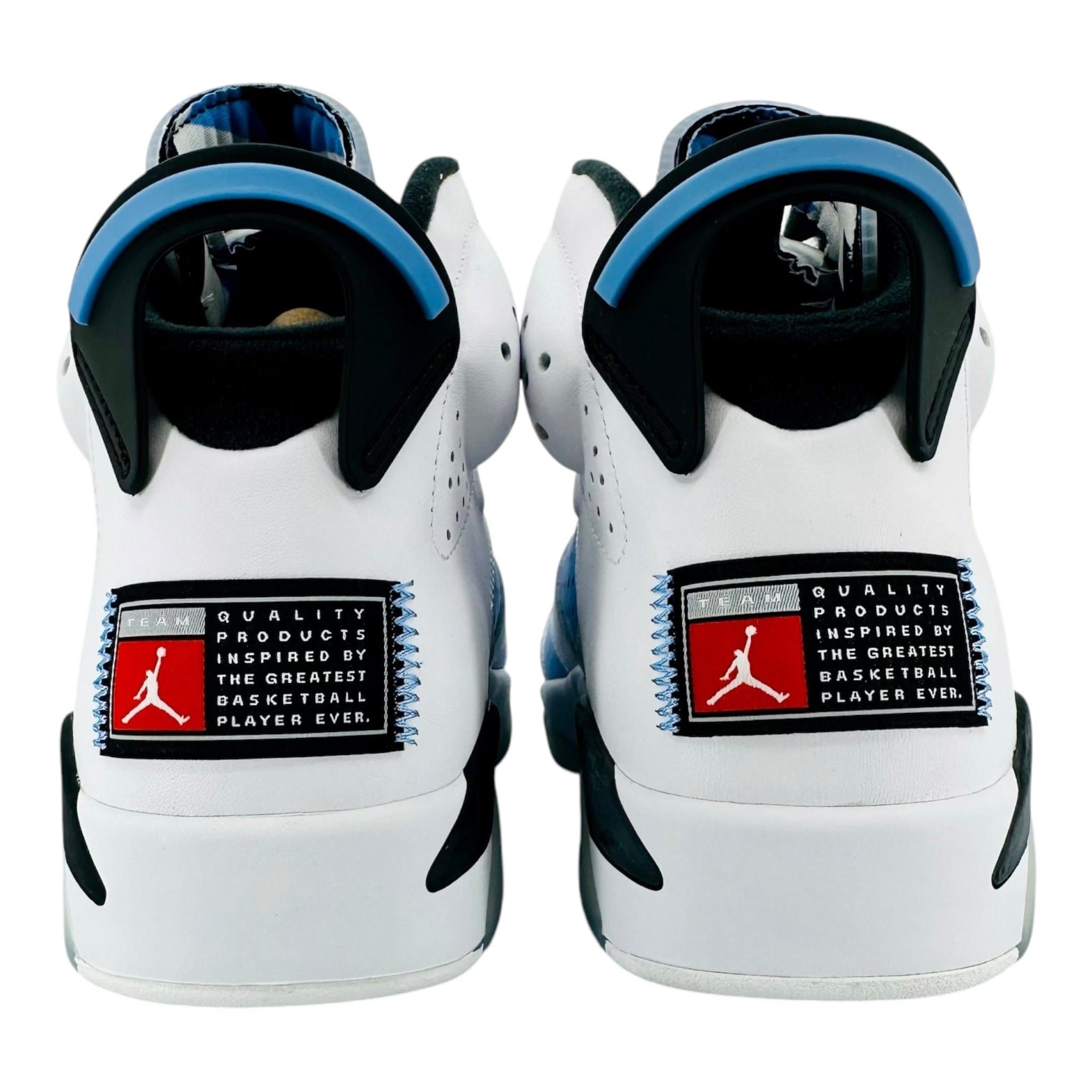 Nike 6 Retro UNC White Size US 8 / EU 41 - 6 Thumbnail