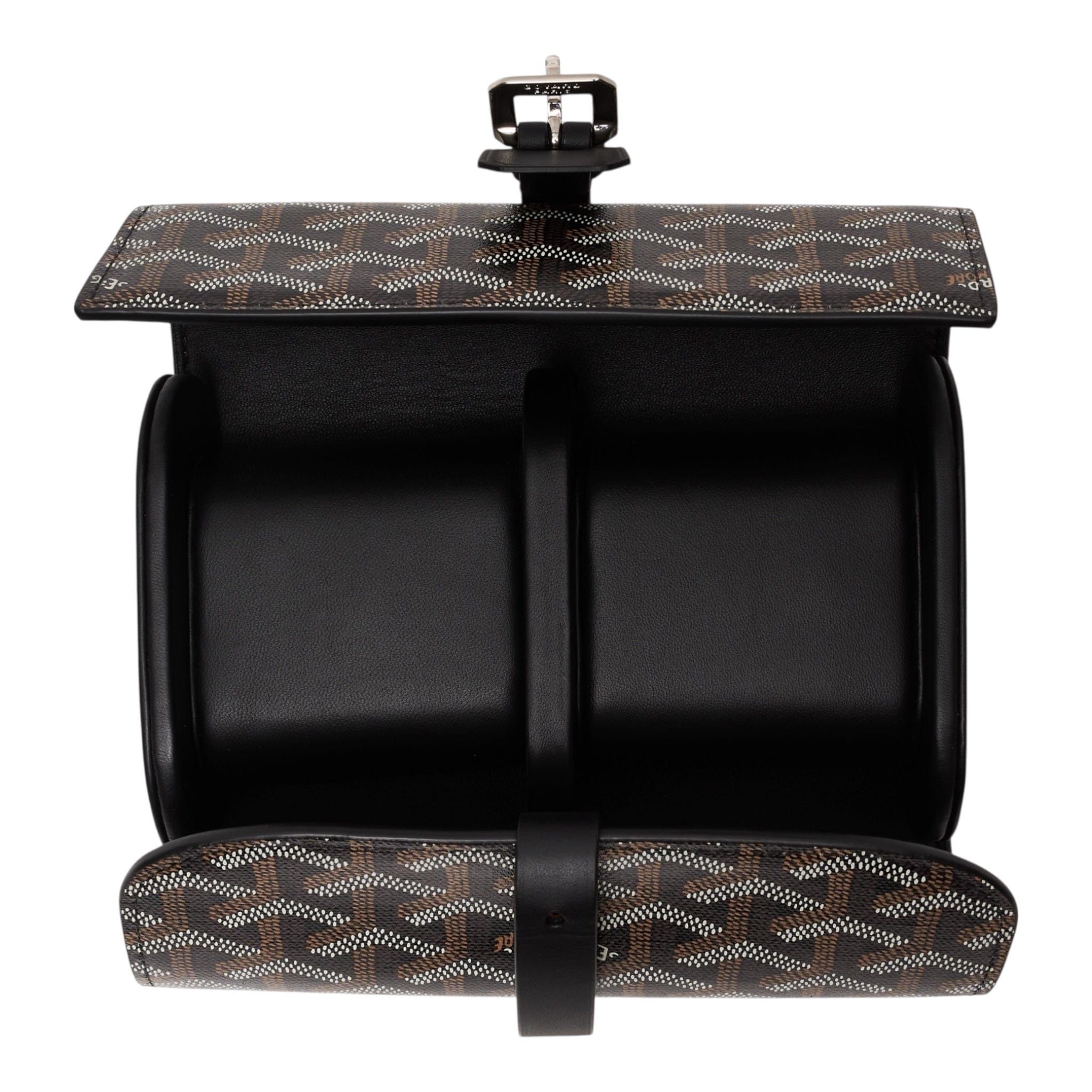 Goyard Double Travel Watch Case Black Size ONE SIZE - 5 Thumbnail