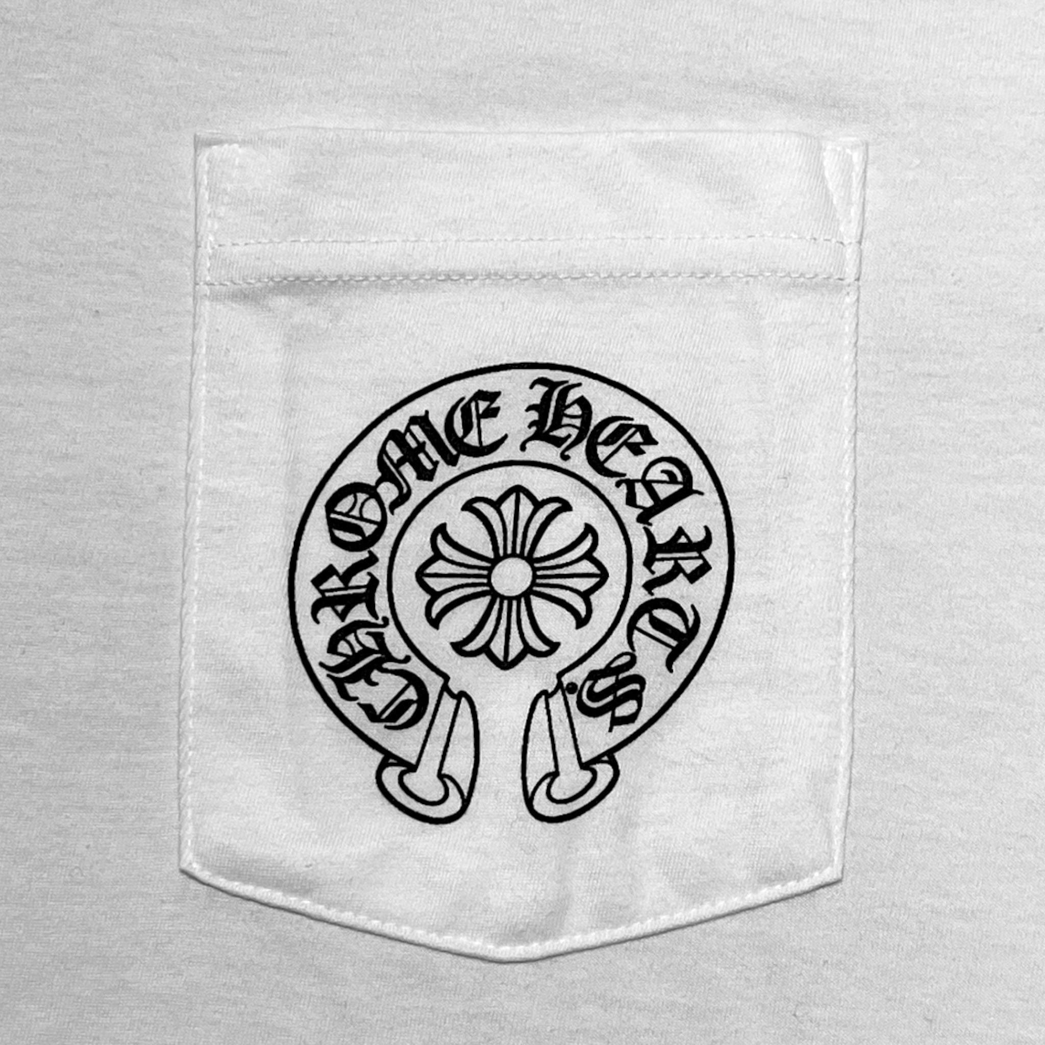 Chrome Hearts Miami Exclusive Horseshoe Logo Pocket Short Sleeve Tee Shir Size US M / EU 48-50 / 2 - 3 Thumbnail