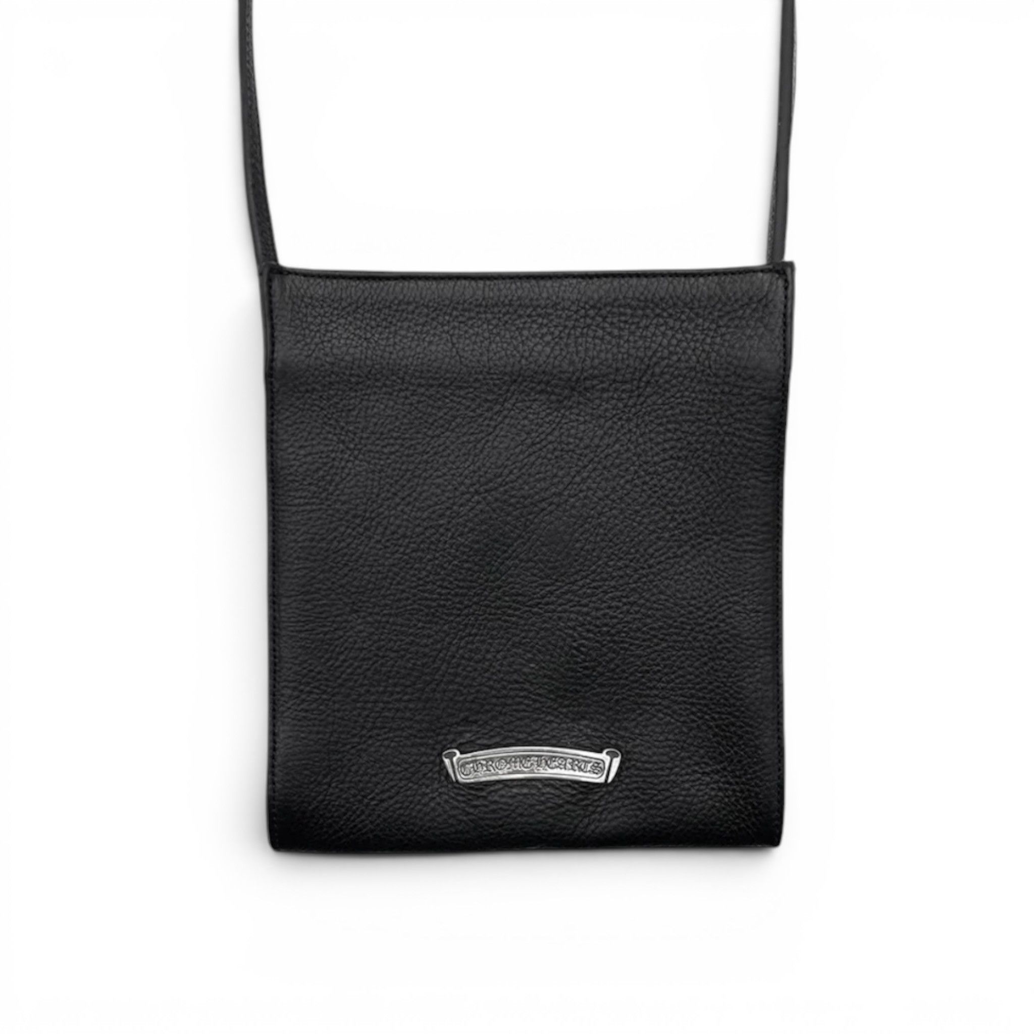 Chrome Hearts Silver Accent Leather Cross Patch Shoulder Bag Black Size ONE SIZE - 2 Thumbnail