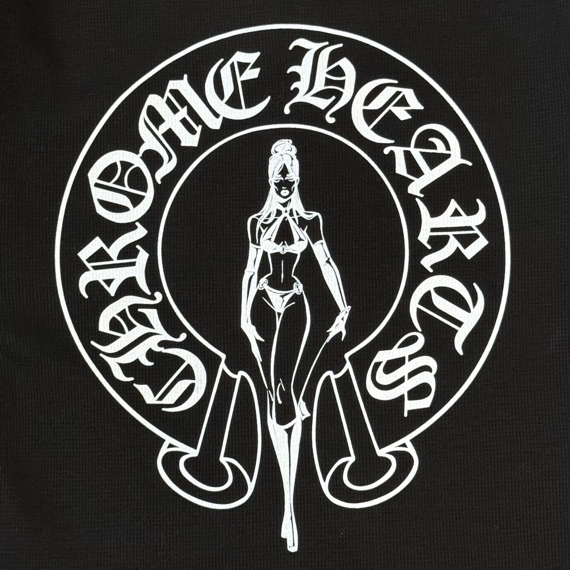 Chrome Hearts x Deadly Doll Dagger Thermal Long Sleeve Tee Shirt Black Wh Size US L / EU 52-54 / 3 - 3 Thumbnail