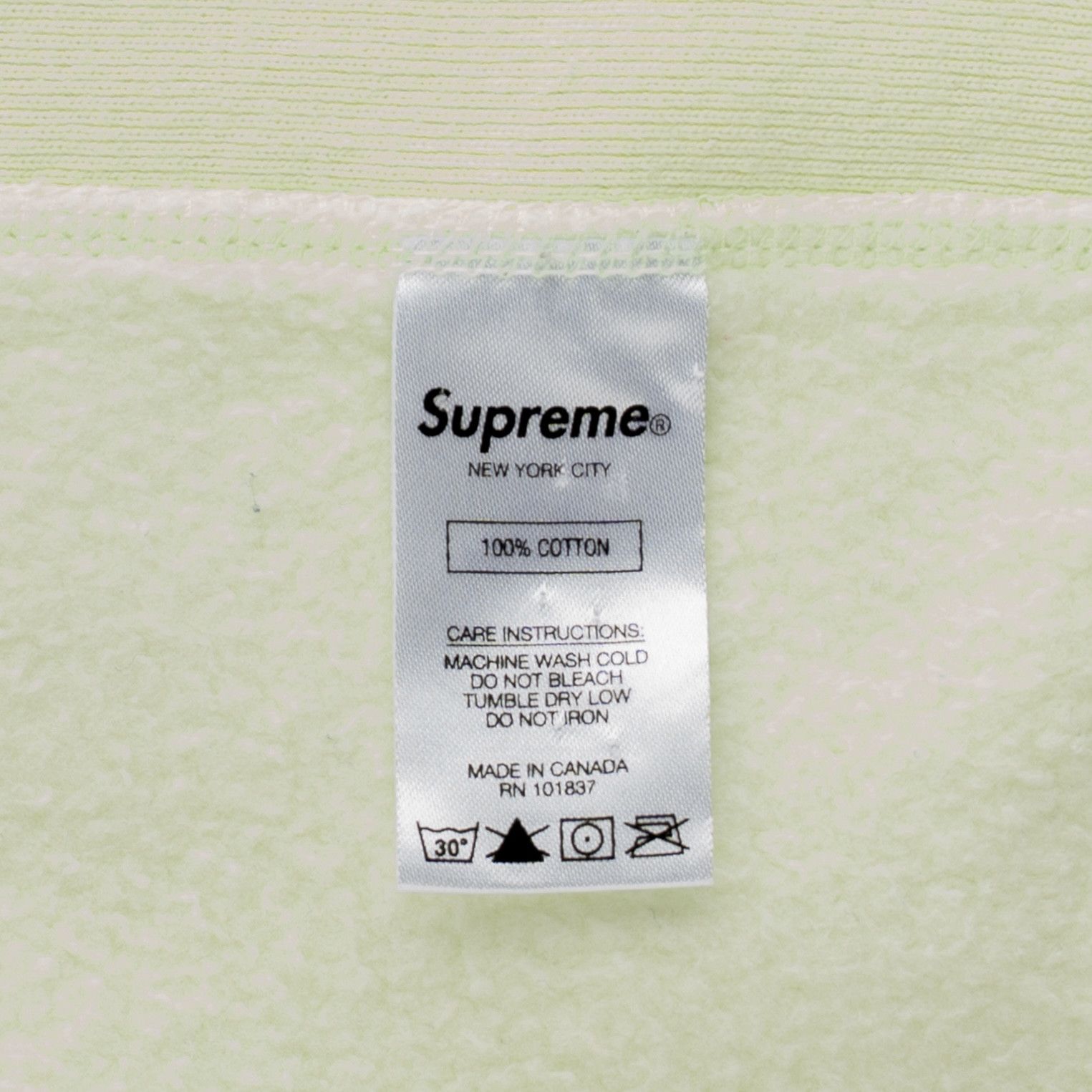 Supreme Box Logo Hooded Sweatshirt (FW17) Pale Lime Size US XL / EU 56 / 4 - 3 Thumbnail
