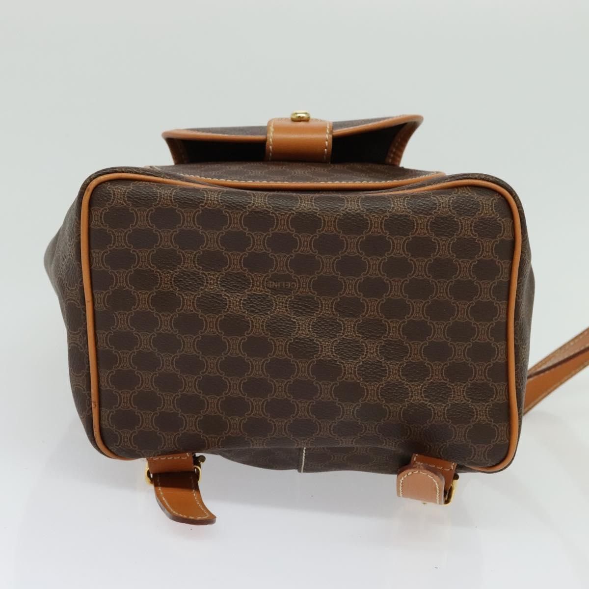 Celine Celine Vintage Macadam Backpack Canvas and Leather Size ONE SIZE - 14 Thumbnail