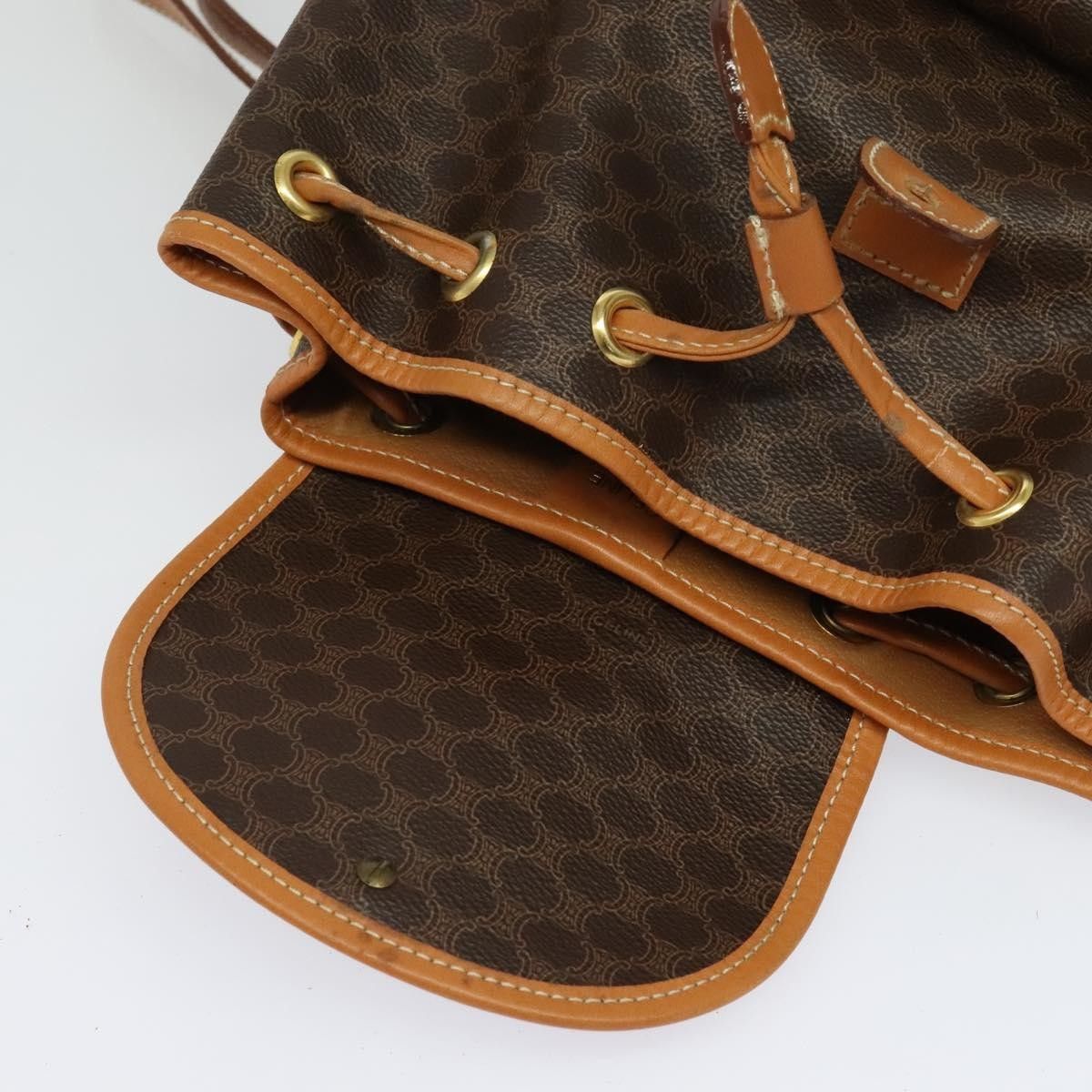 Celine Celine Vintage Macadam Backpack Canvas and Leather Size ONE SIZE - 17 Thumbnail