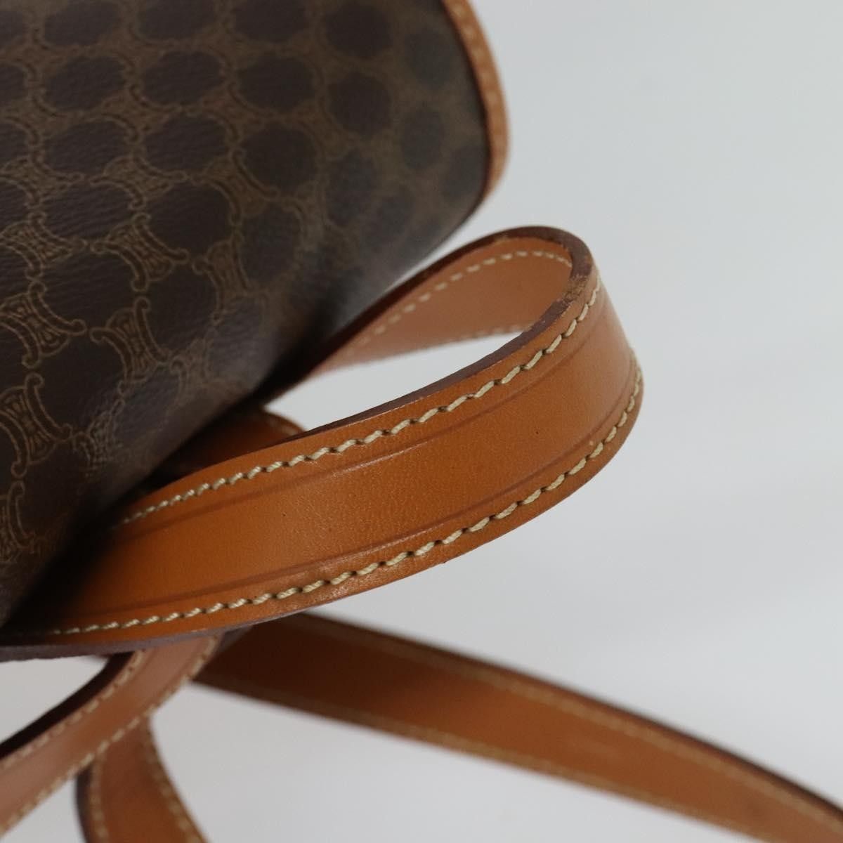 Celine Celine Vintage Macadam Backpack Canvas and Leather Size ONE SIZE - 8 Thumbnail