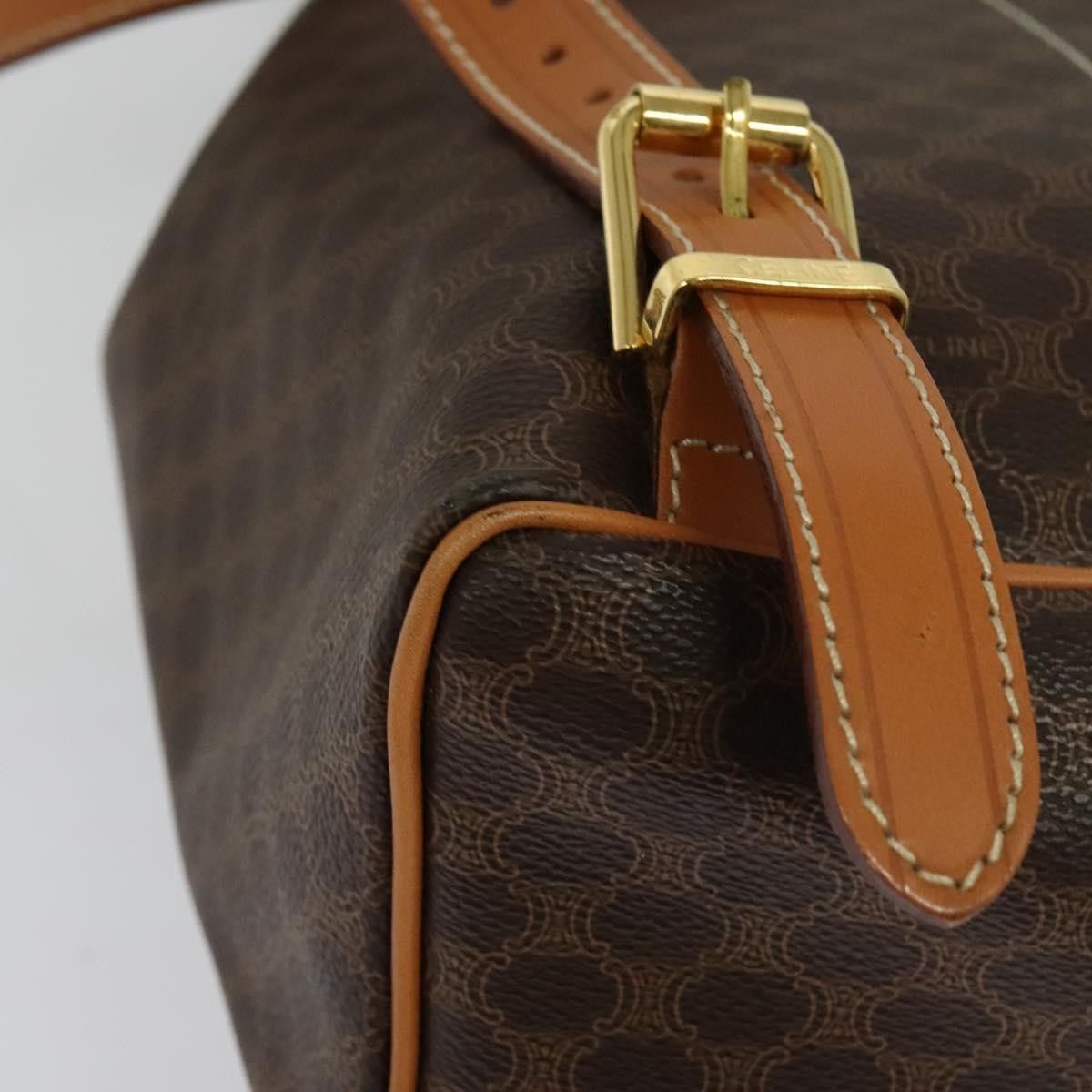 Celine Celine Vintage Macadam Backpack Canvas and Leather Size ONE SIZE - 10 Thumbnail