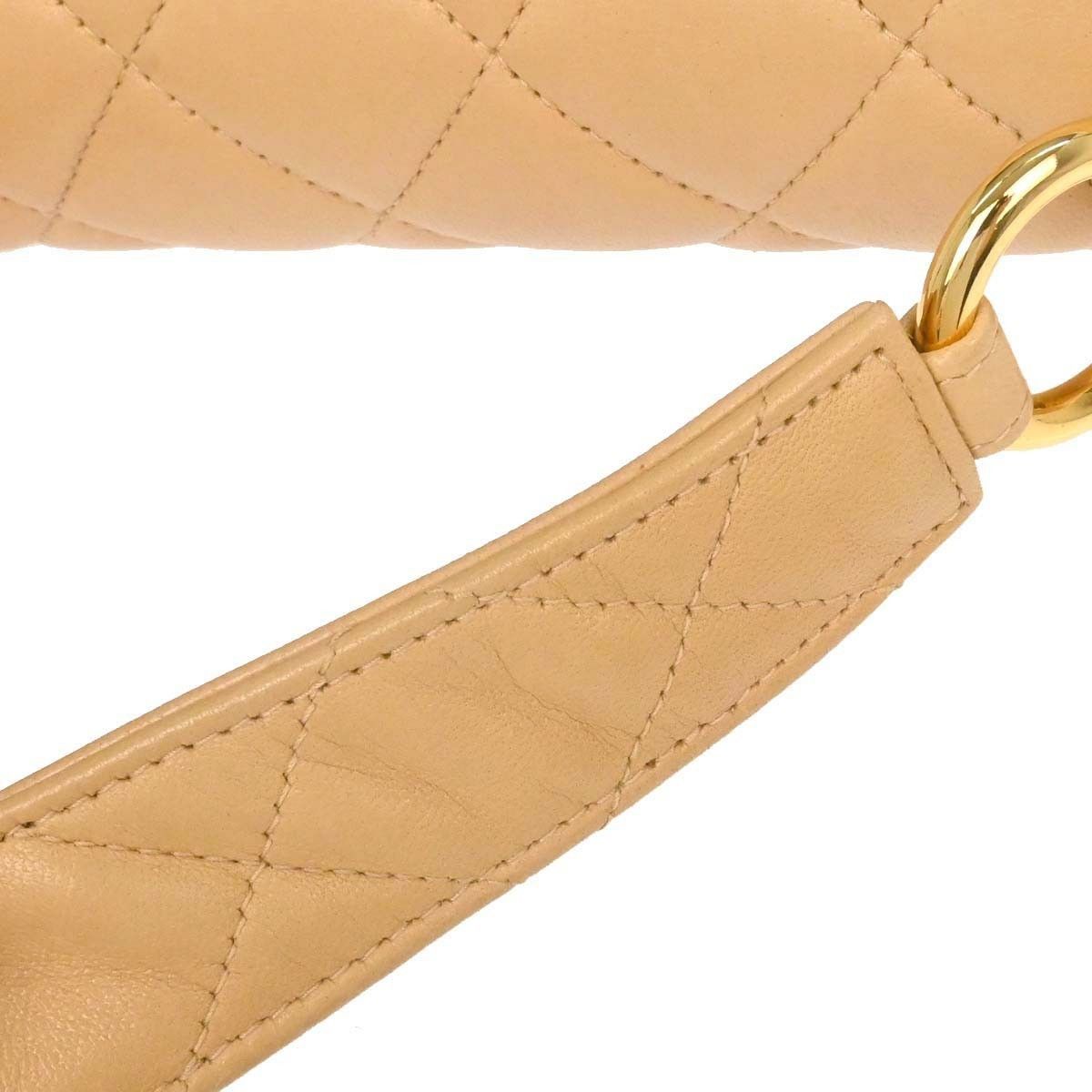 Chanel Chanel Vintage Top Handle Flap Quilted Lambskin Size ONE SIZE - 9 Thumbnail