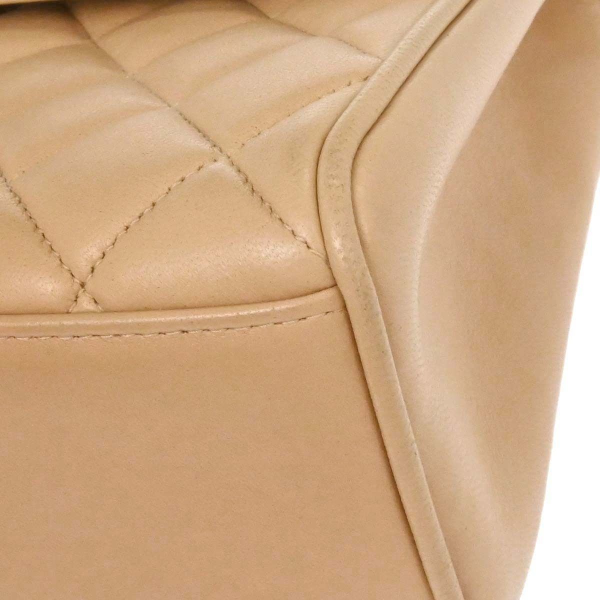Chanel Chanel Vintage Top Handle Flap Quilted Lambskin Size ONE SIZE - 7 Thumbnail