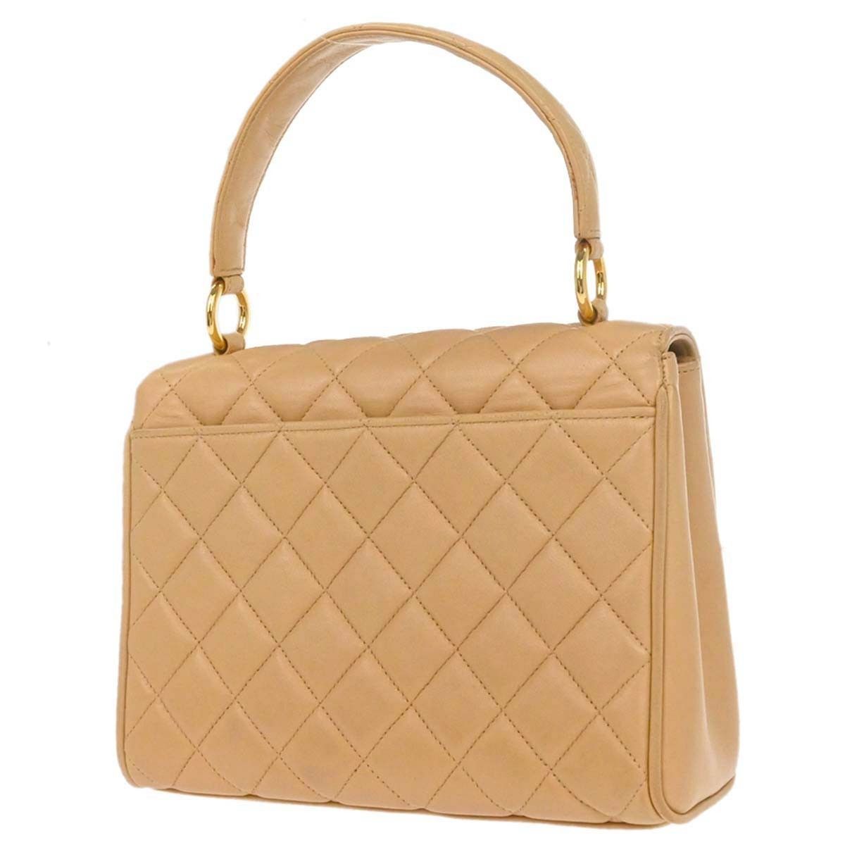 Chanel Chanel Vintage Top Handle Flap Quilted Lambskin Size ONE SIZE - 2 Thumbnail