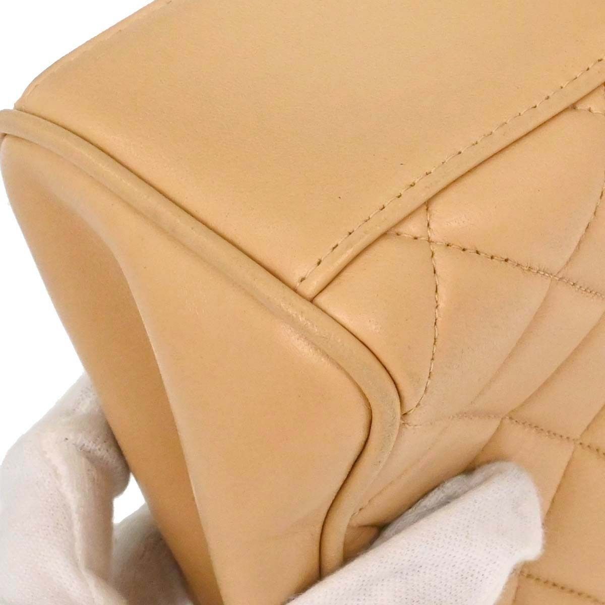 Chanel Chanel Vintage Top Handle Flap Quilted Lambskin Size ONE SIZE - 6 Thumbnail