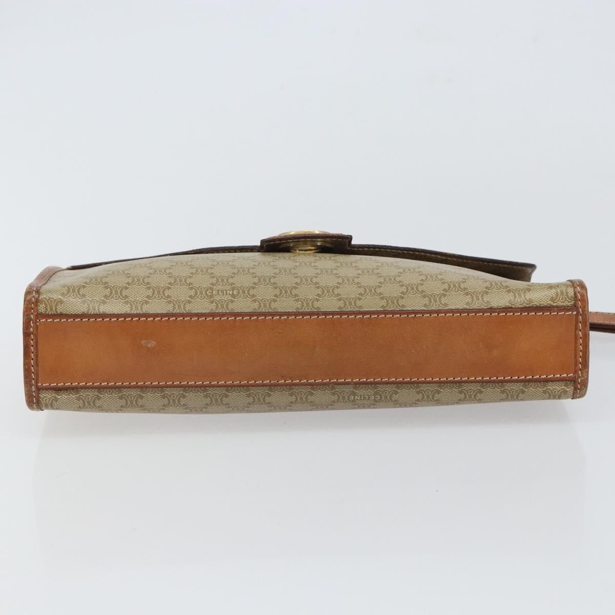 Celine Celine Circle Logo Macadam Pouch Canvas and Leather Size ONE SIZE - 13 Thumbnail