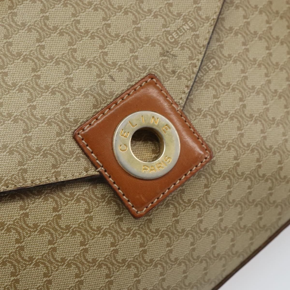 Celine Celine Circle Logo Macadam Pouch Canvas and Leather Size ONE SIZE - 16 Thumbnail