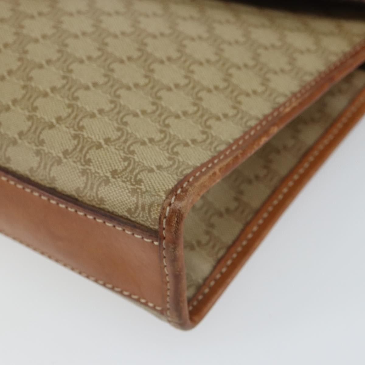 Celine Celine Circle Logo Macadam Pouch Canvas and Leather Size ONE SIZE - 10 Thumbnail