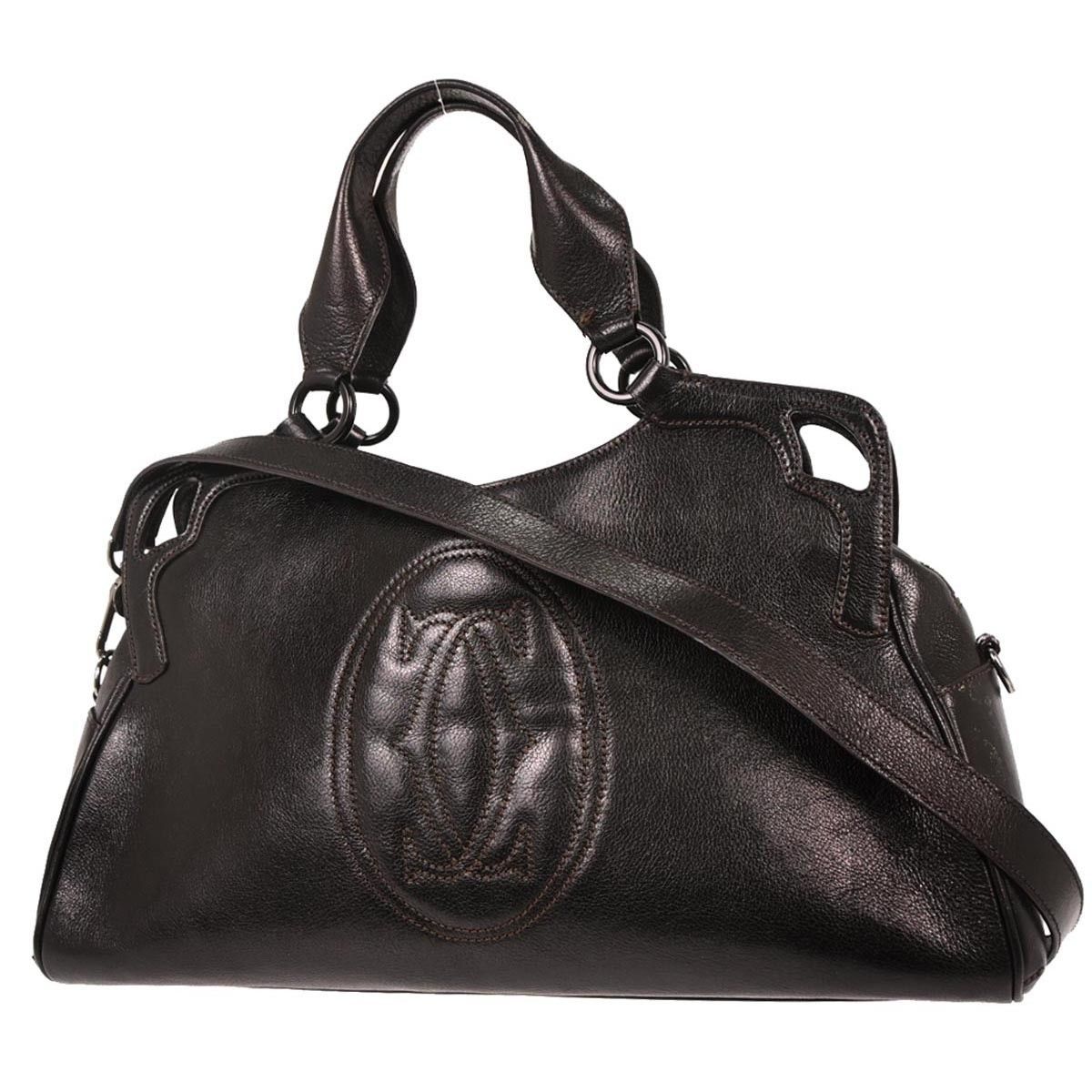 Cartier cartier Marcello Handbag Leather Size ONE SIZE - 2 Thumbnail