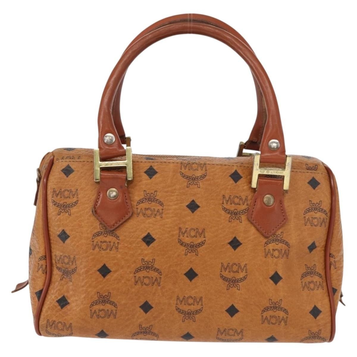 MCM MCM Visetos logogramme Handbag Canvas and Leather Size ONE SIZE - 2 Thumbnail