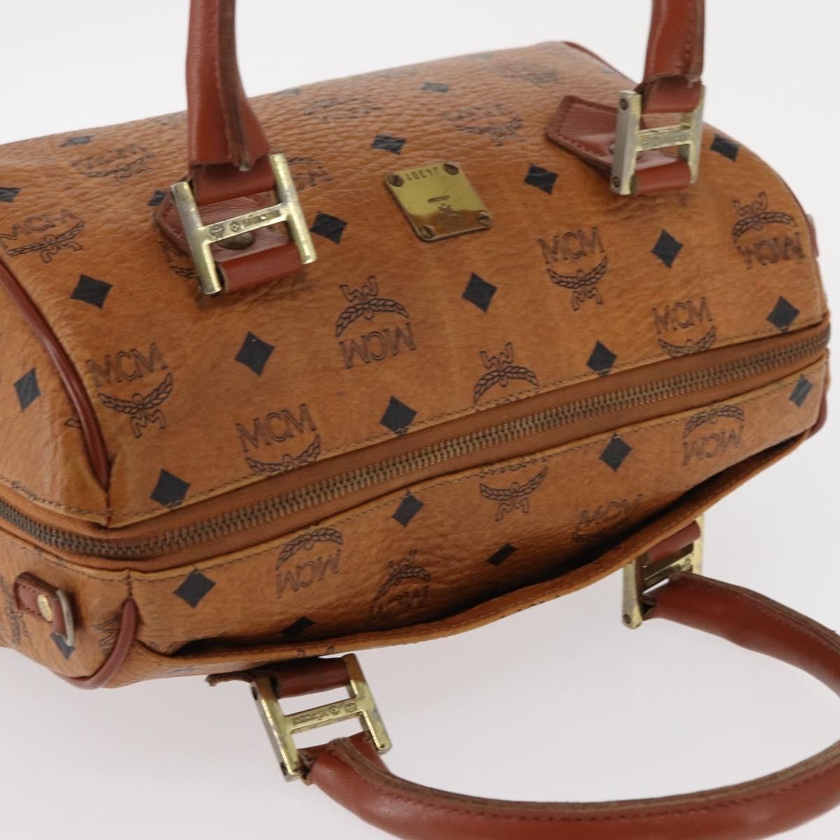 MCM MCM Visetos logogramme Handbag Canvas and Leather Size ONE SIZE - 15 Thumbnail