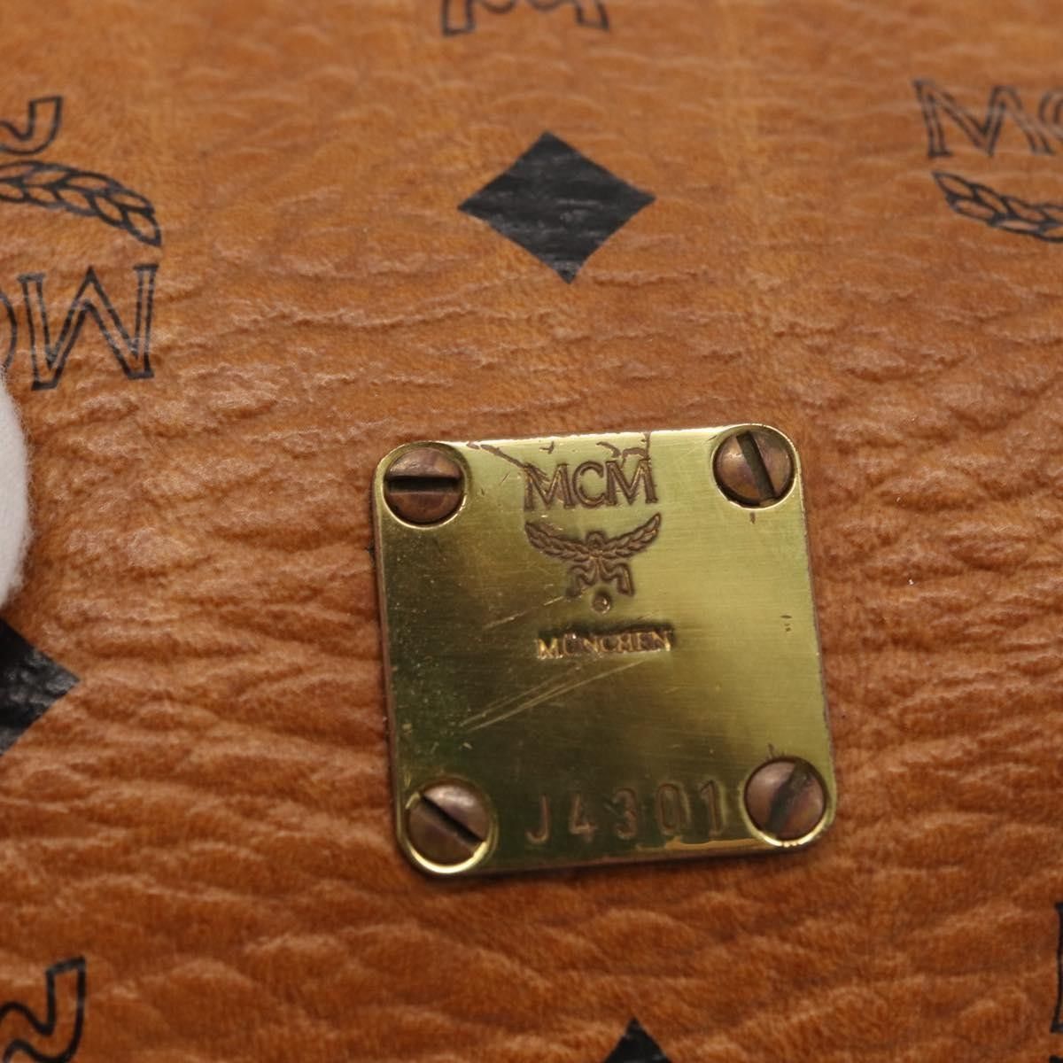 MCM MCM Visetos logogramme Handbag Canvas and Leather Size ONE SIZE - 7 Thumbnail