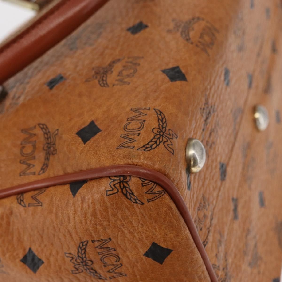 MCM MCM Visetos logogramme Handbag Canvas and Leather Size ONE SIZE - 11 Thumbnail