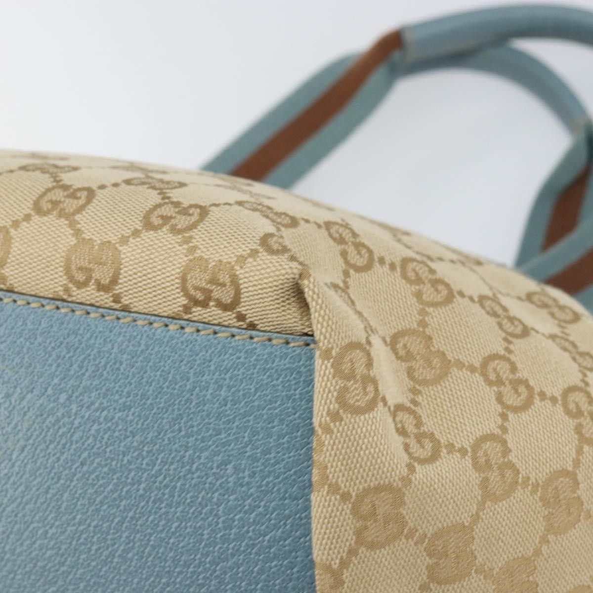 Gucci Gucci Web Zip Tote GG Canvas Size ONE SIZE - 12 Thumbnail
