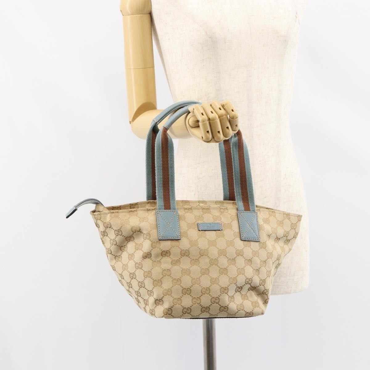 Gucci Gucci Web Zip Tote GG Canvas Size ONE SIZE - 14 Thumbnail