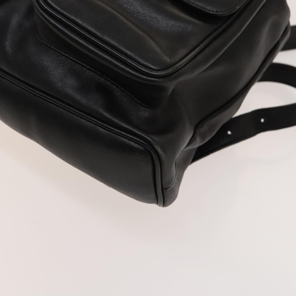 Gucci Gucci Vintage Bamboo Backpack Leather Size ONE SIZE - 9 Thumbnail