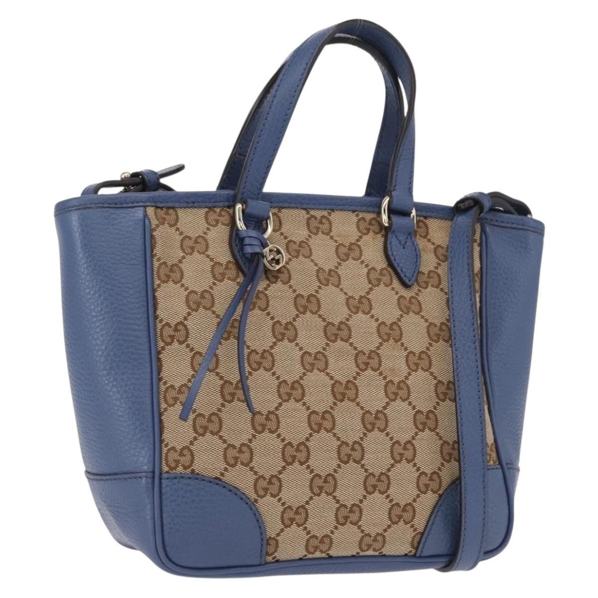 Gucci Gucci Bree Convertible Tote GG Canvas with Leather Size ONE SIZE - 19 Thumbnail