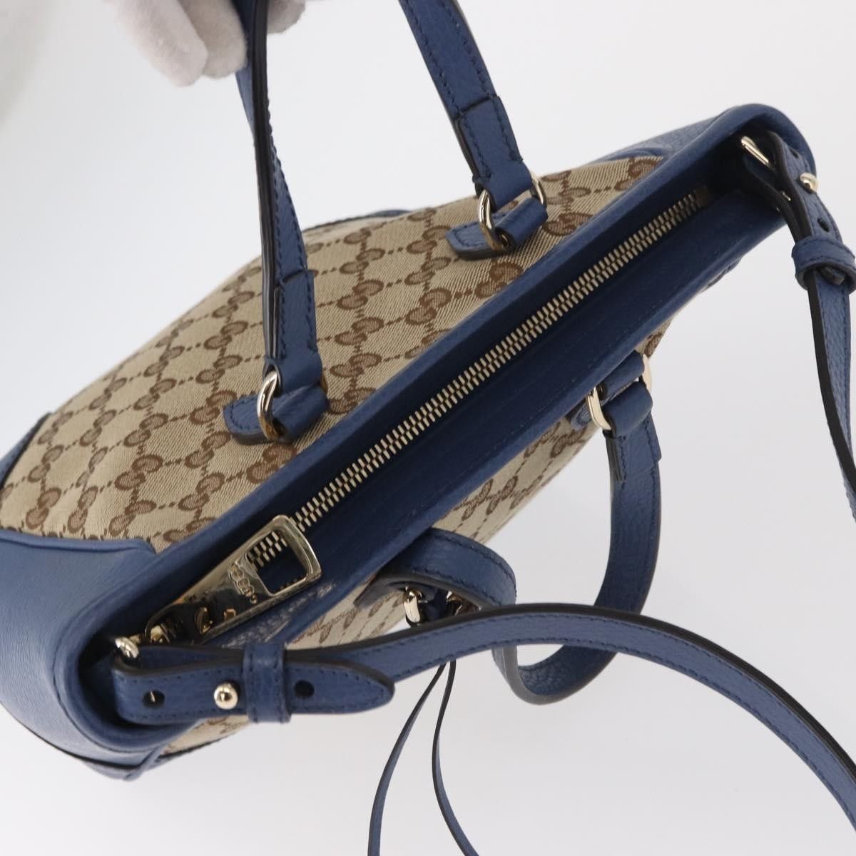 Gucci Gucci Bree Convertible Tote GG Canvas with Leather Size ONE SIZE - 17 Thumbnail