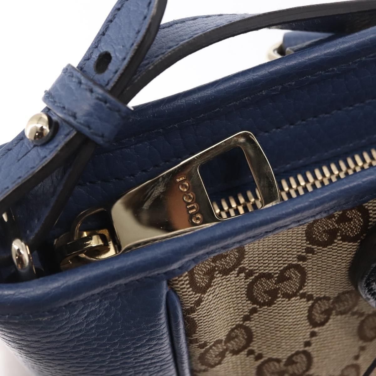 Gucci Gucci Bree Convertible Tote GG Canvas with Leather Size ONE SIZE - 13 Thumbnail