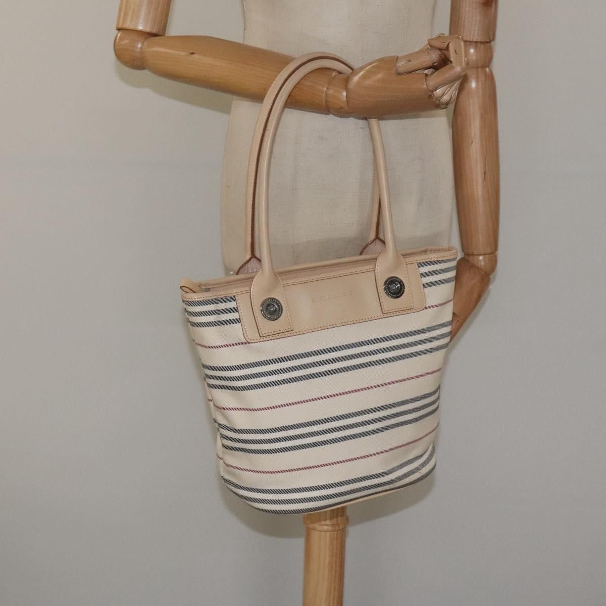 Burberry Burberry Nova Check Tote Canvas and Leather Size ONE SIZE - 13 Thumbnail
