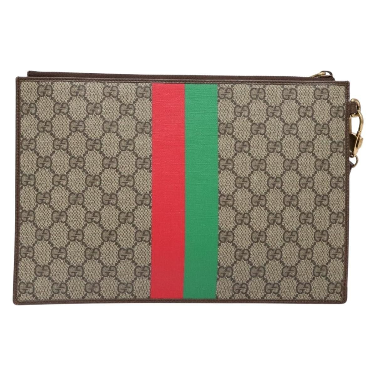 Gucci Gucci Vintage Web Sherry Line Handbag Canvas Size ONE SIZE - 2 Thumbnail