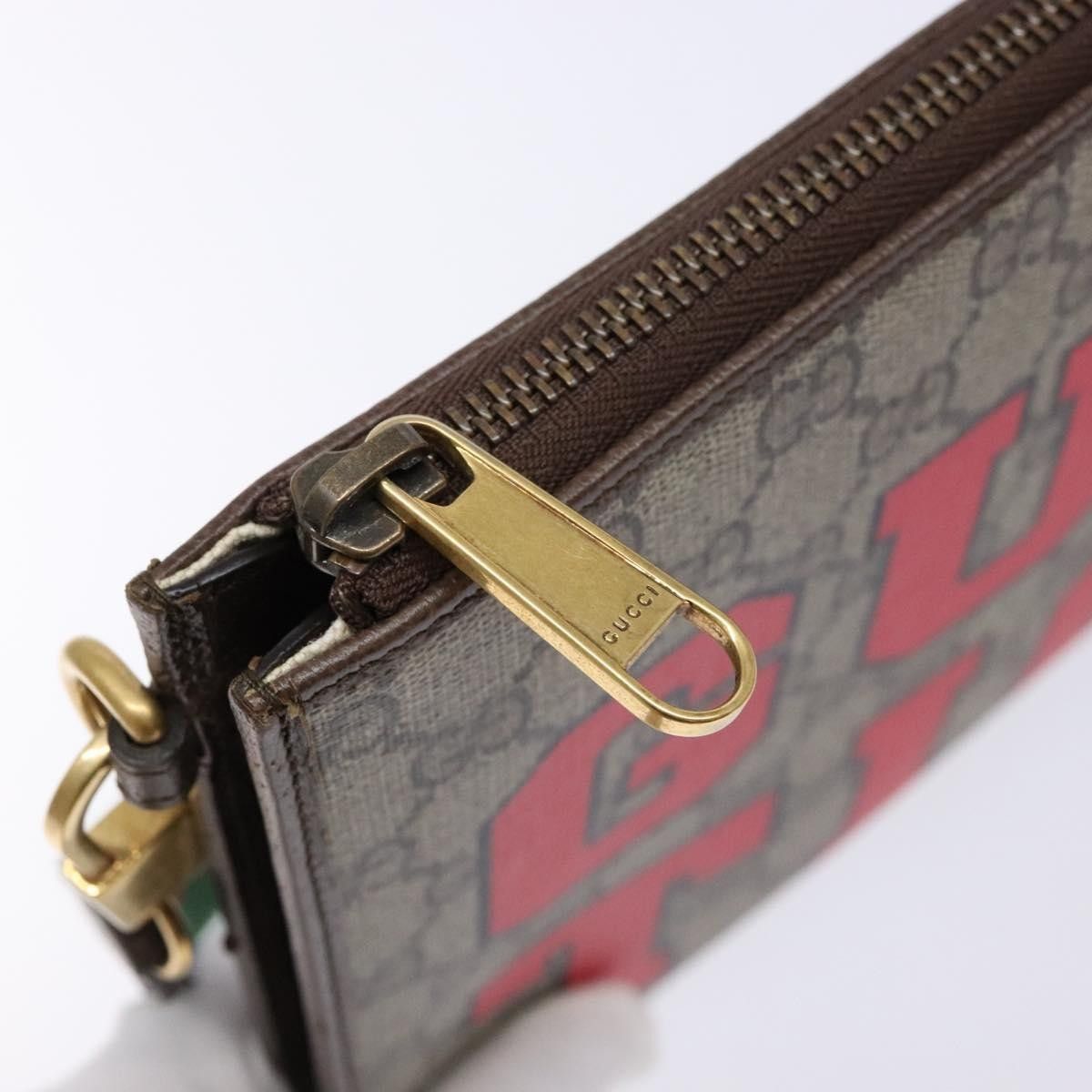 Gucci Gucci Vintage Web Sherry Line Handbag Canvas Size ONE SIZE - 9 Thumbnail