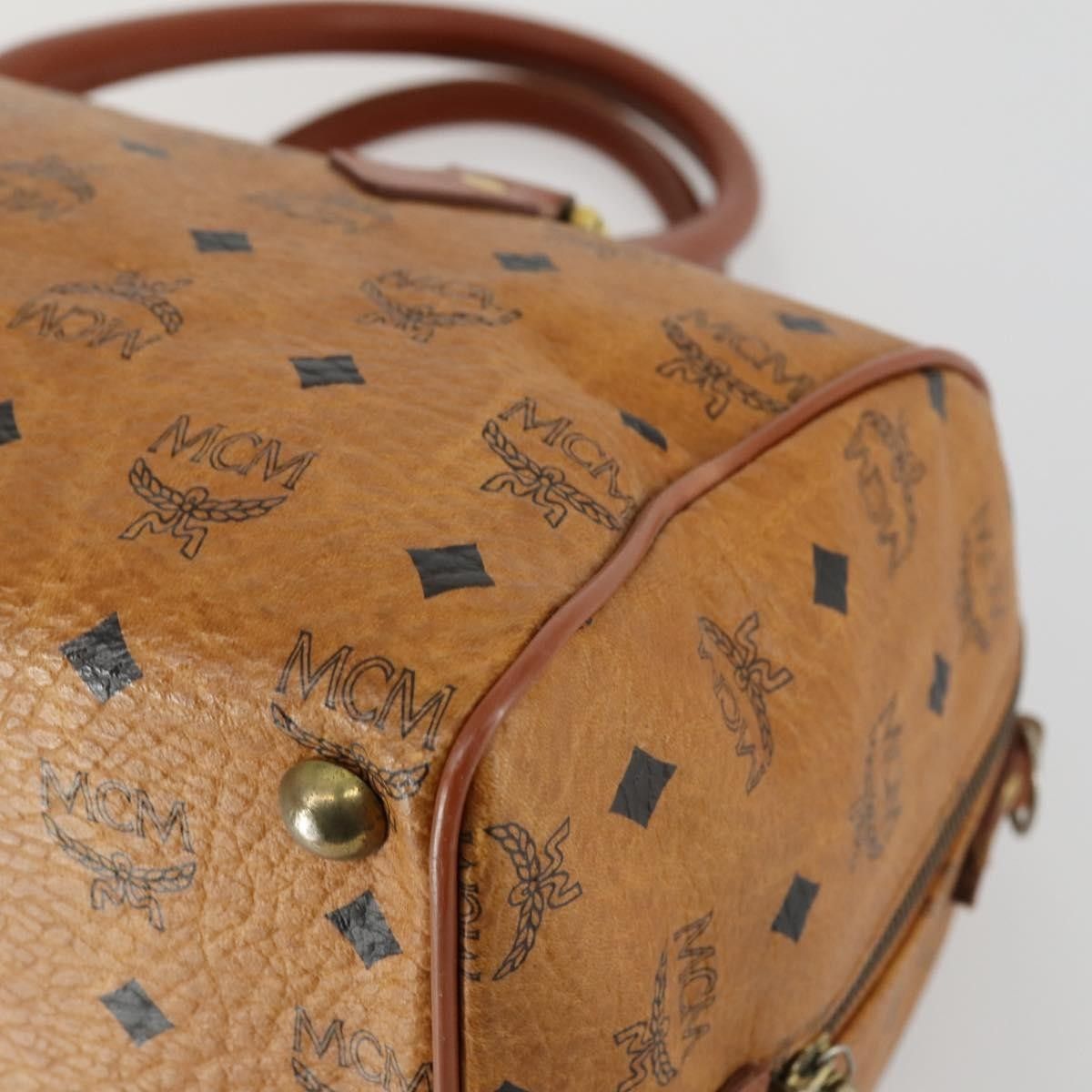 MCM MCM Visetos logogramme Handbag Canvas and Leather Size ONE SIZE - 11 Thumbnail