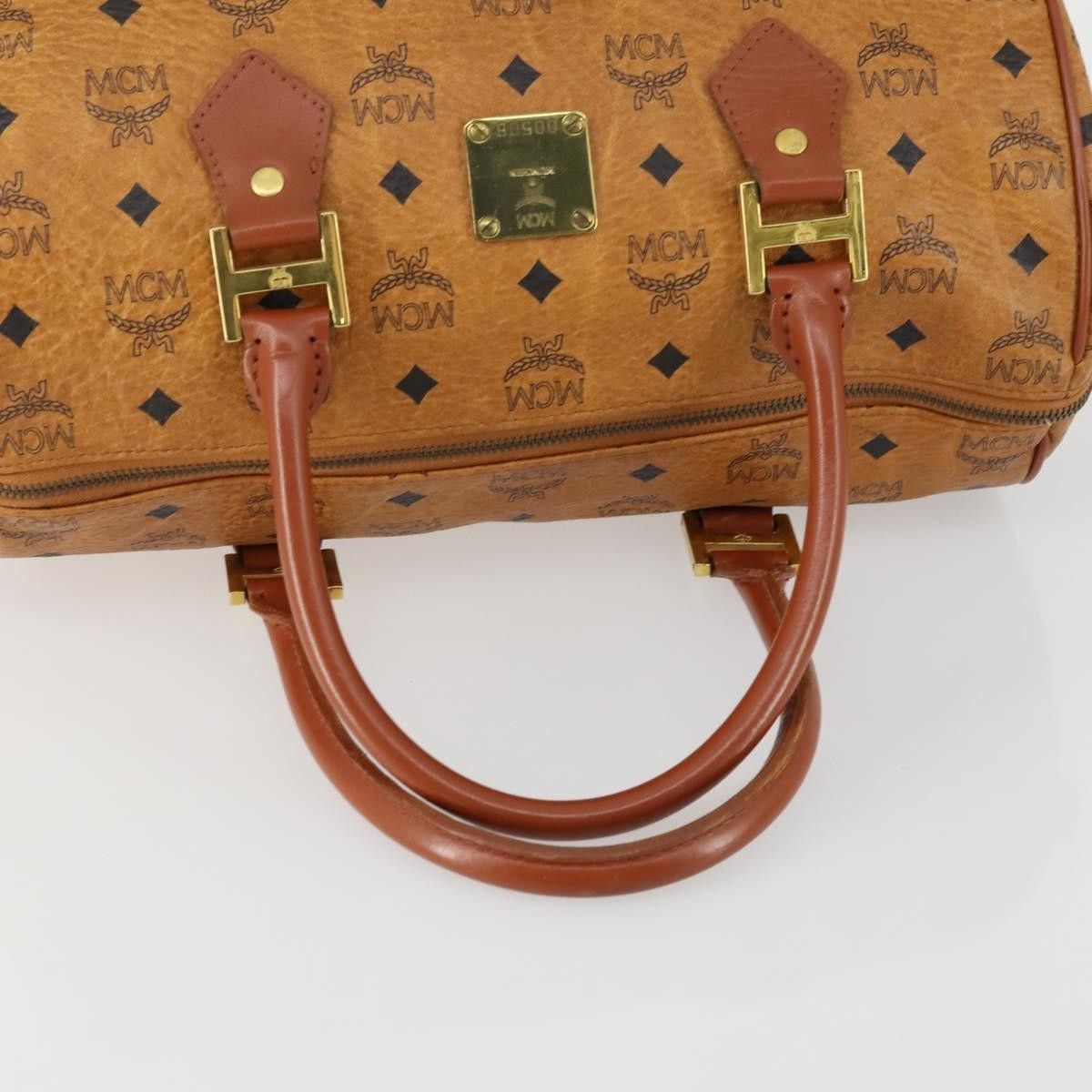 MCM MCM Visetos logogramme Handbag Canvas and Leather Size ONE SIZE - 7 Thumbnail