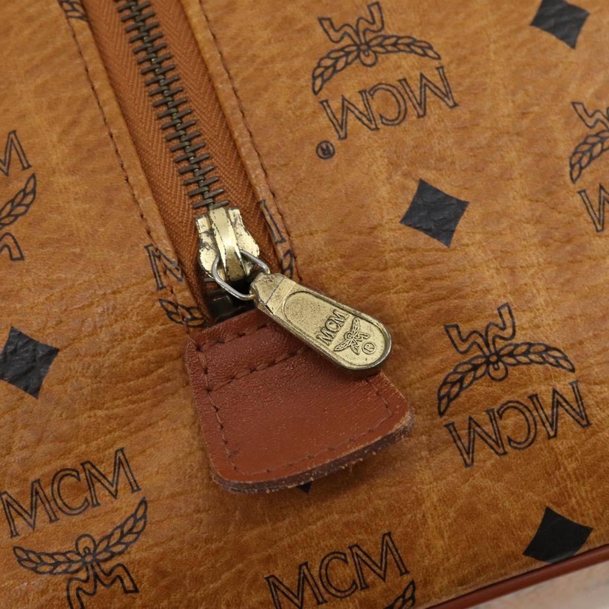 MCM MCM Visetos logogramme Handbag Canvas and Leather Size ONE SIZE - 18 Thumbnail