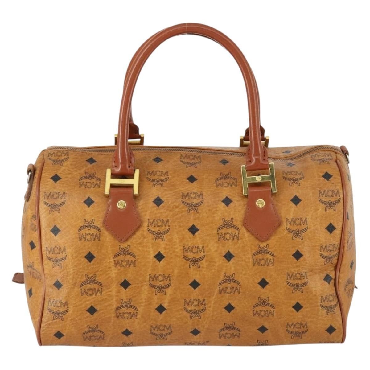 MCM MCM Visetos logogramme Handbag Canvas and Leather Size ONE SIZE - 2 Thumbnail