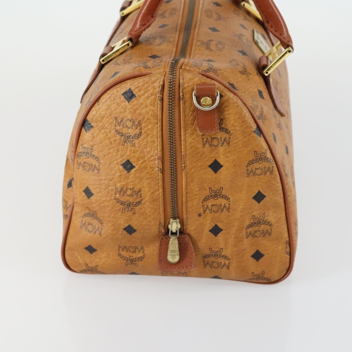 MCM MCM Visetos logogramme Handbag Canvas and Leather Size ONE SIZE - 4 Thumbnail