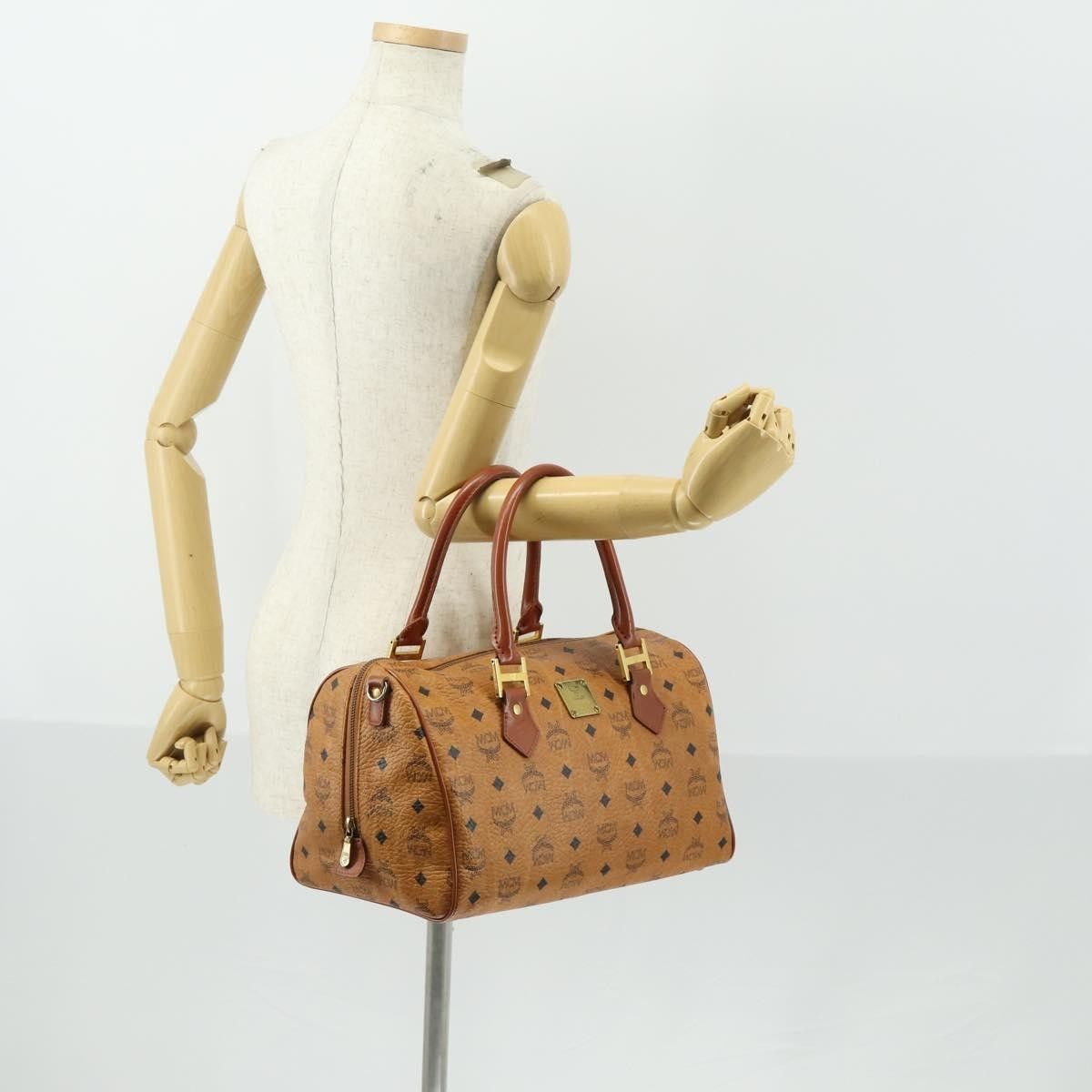 MCM MCM Visetos logogramme Handbag Canvas and Leather Size ONE SIZE - 13 Thumbnail
