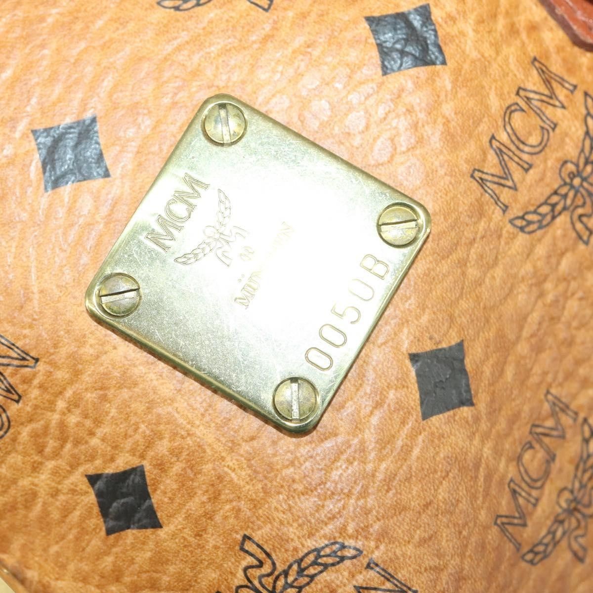 MCM MCM Visetos logogramme Handbag Canvas and Leather Size ONE SIZE - 6 Thumbnail