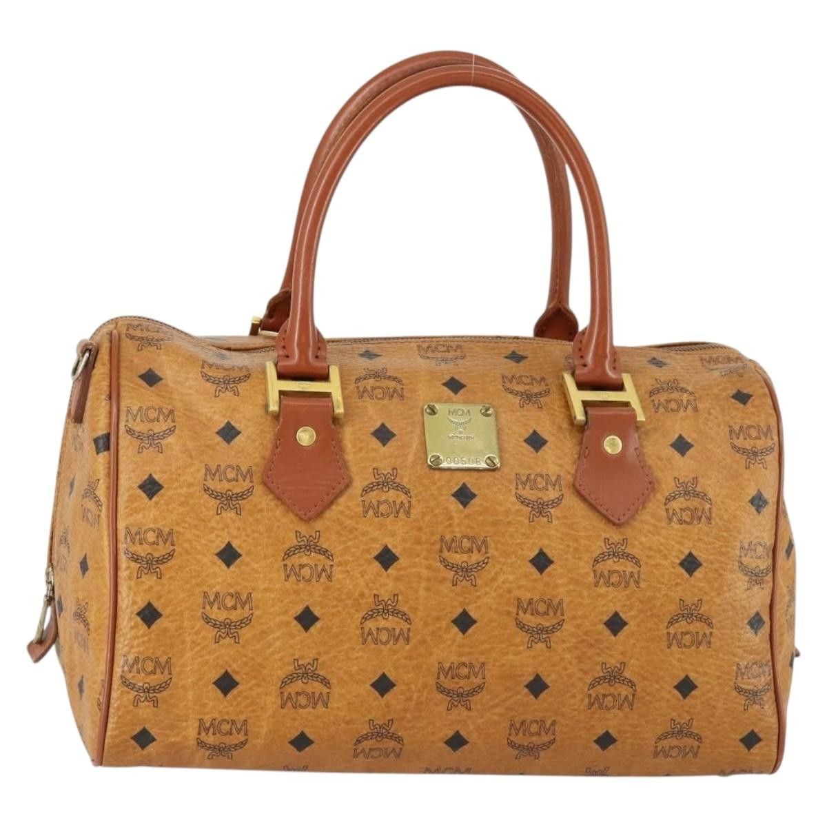 MCM MCM Visetos logogramme Handbag Canvas and Leather Size ONE SIZE - 17 Thumbnail