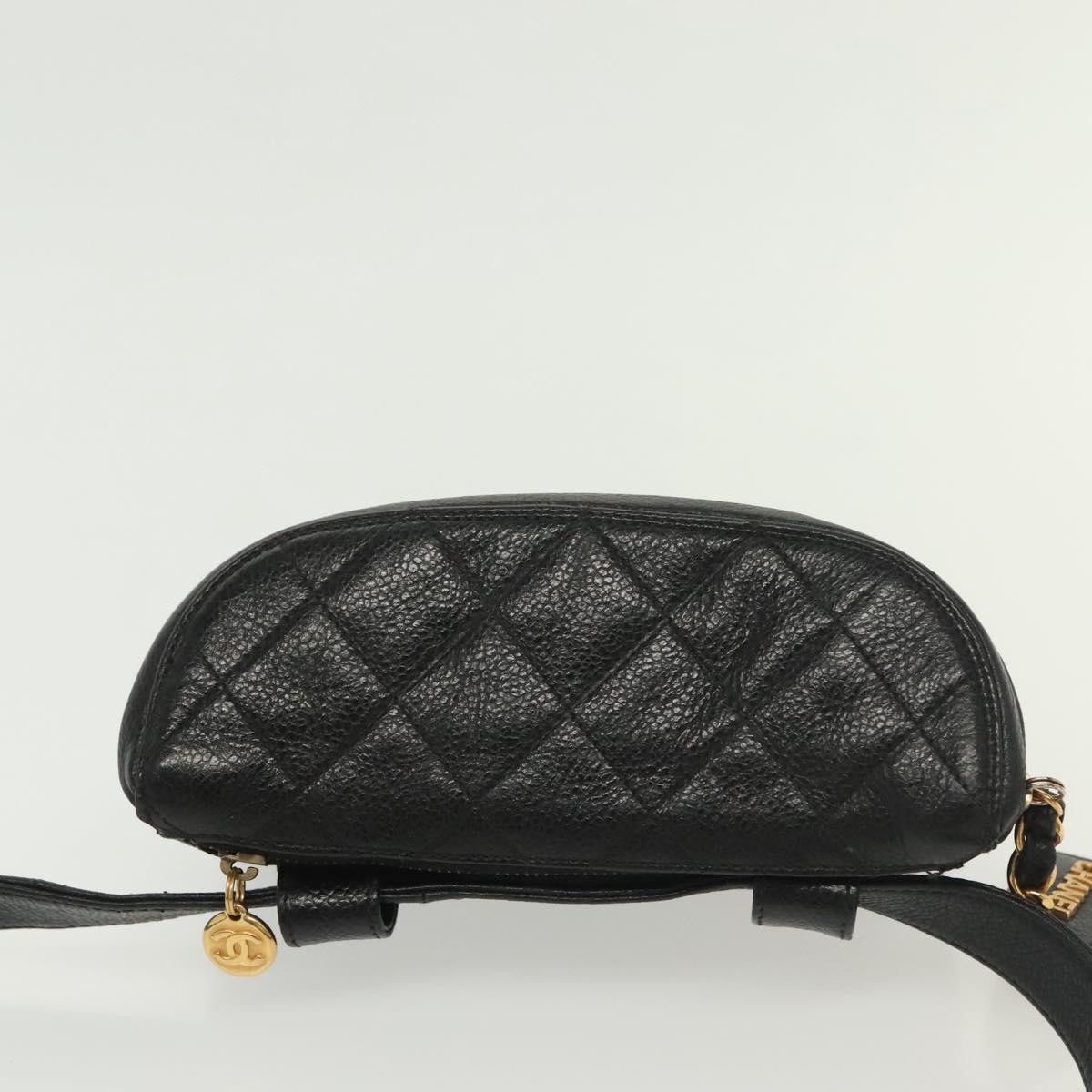 Chanel Chanel Vintage Zip Belt Bag Quilted Caviar Size ONE SIZE - 18 Thumbnail