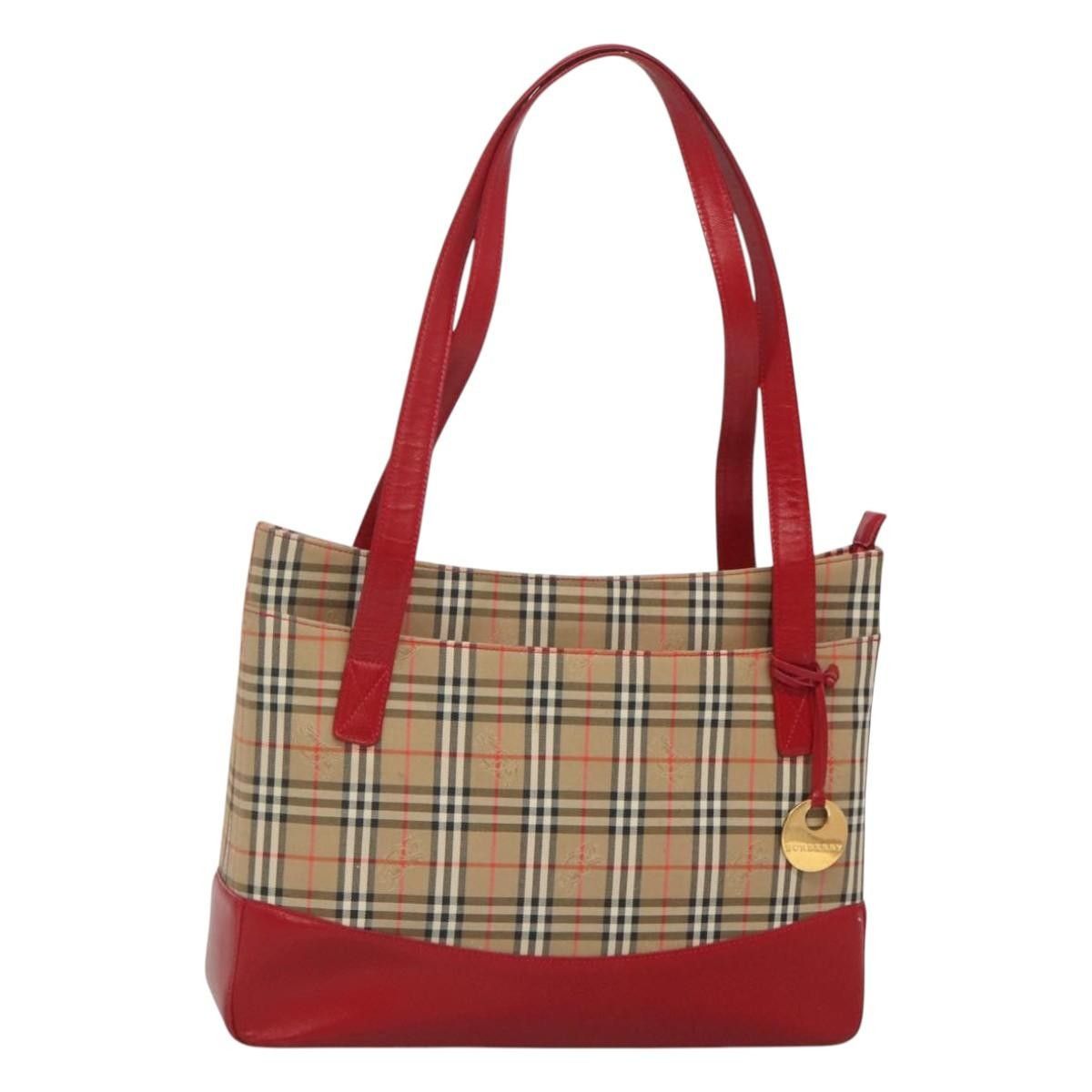 Burberry Burberry Nova Check Tote Canvas and Leather Size ONE SIZE - 19 Thumbnail