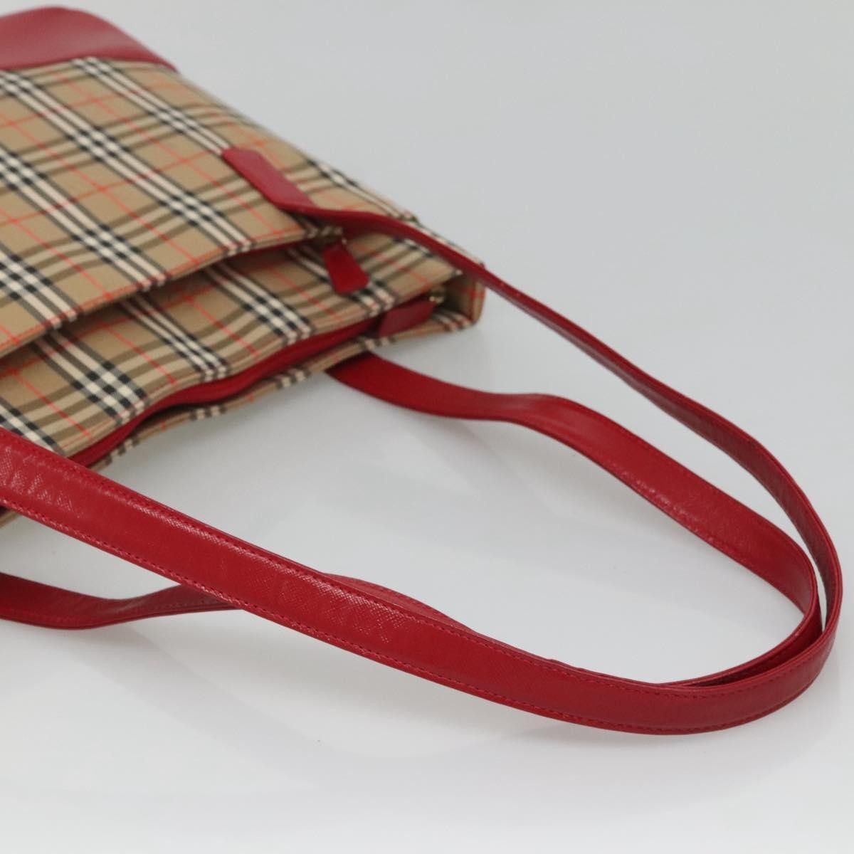 Burberry Burberry Nova Check Tote Canvas and Leather Size ONE SIZE - 7 Thumbnail