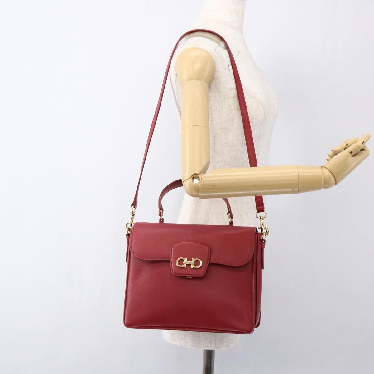 Salvatore Ferragamo Salvatore Ferragamo Gancini handbag Leather Size ONE SIZE - 14 Thumbnail
