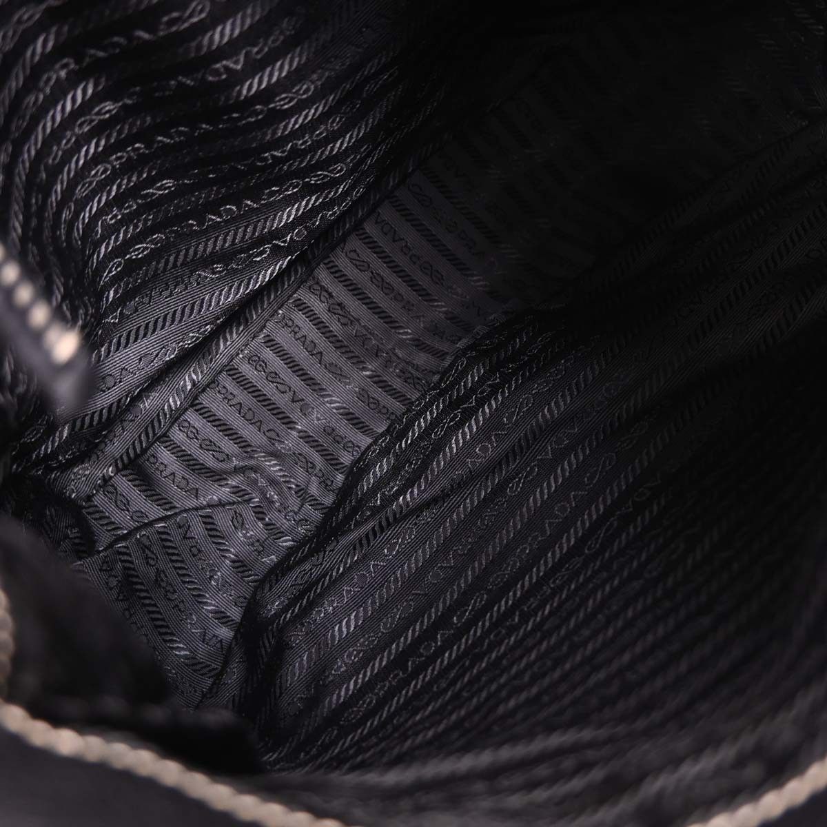 Prada Prada Vintage Shoulder Bag Nylon and Leather Size ONE SIZE - 3 Thumbnail