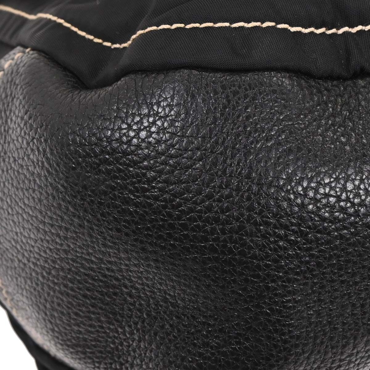 Prada Prada Vintage Shoulder Bag Nylon and Leather Size ONE SIZE - 7 Thumbnail