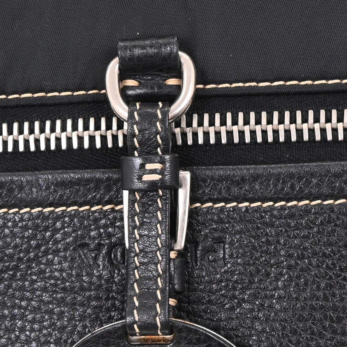Prada Prada Vintage Shoulder Bag Nylon and Leather Size ONE SIZE - 10 Thumbnail