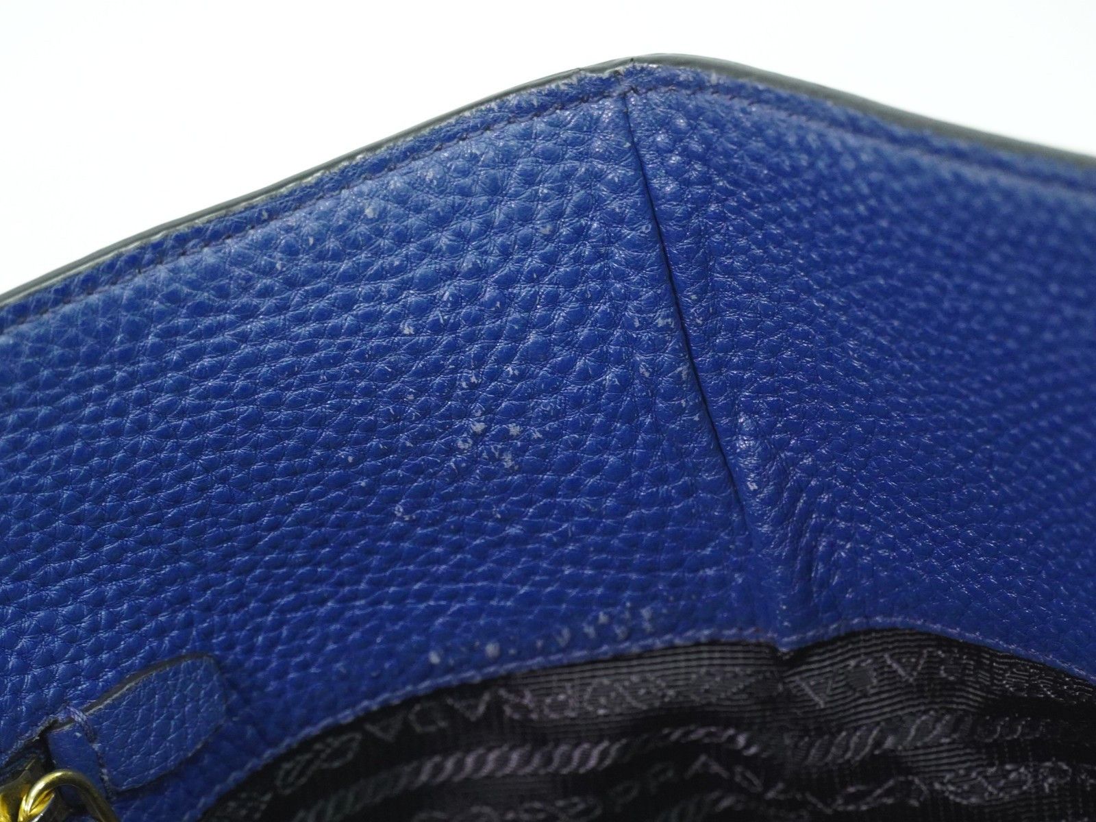 Prada Prada Embossed Logo Open Tote Leather Size ONE SIZE - 17 Thumbnail