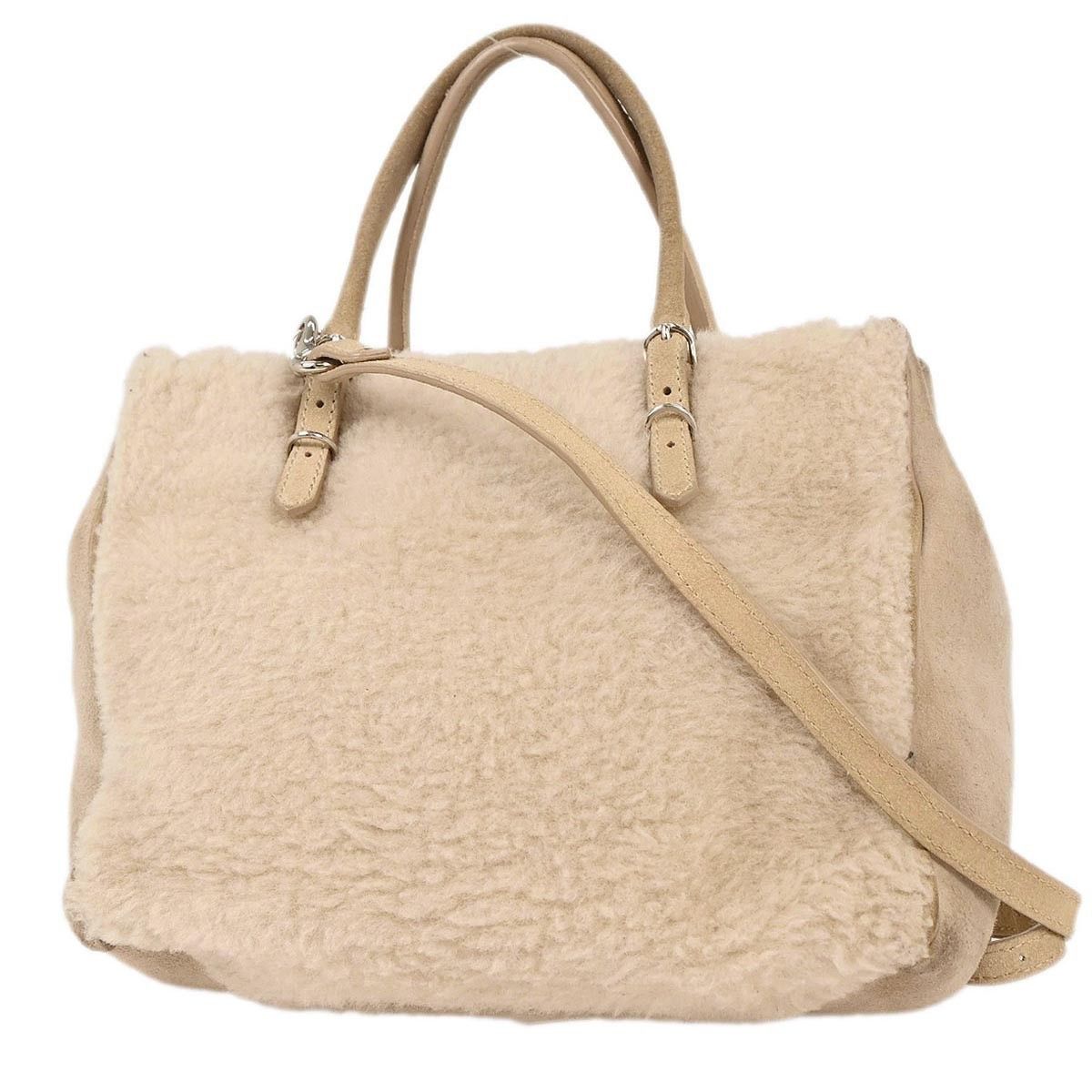 Balenciaga Balenciaga Papier B4 Zip Around Classic Studs Bag Shearling Size ONE SIZE - 2 Thumbnail